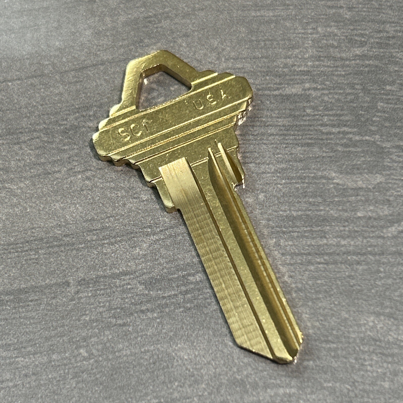 4 PK SCHLAGE SC-1 House Key Blanks BRASS Maintenance Home Business Use