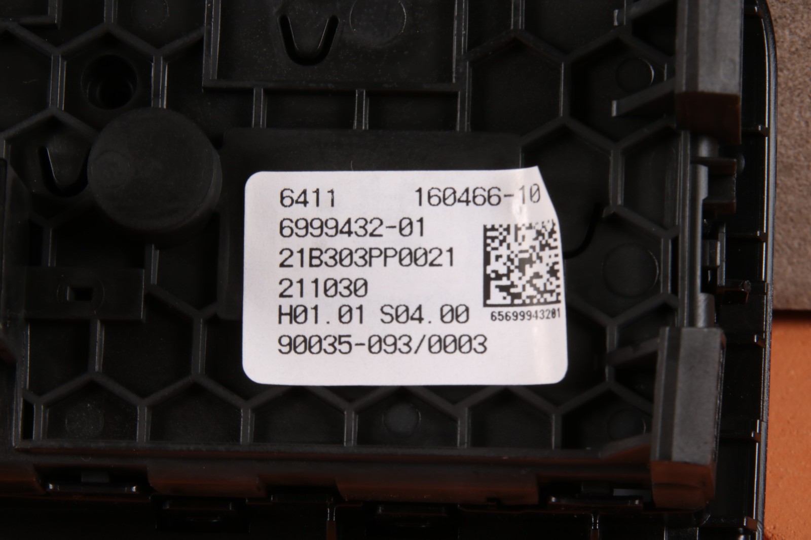 BMW G30 G31 M5 F90 REAR A/C CLIMATE CONTROL UNIT PANEL SWITCH CERAMIC 6999432