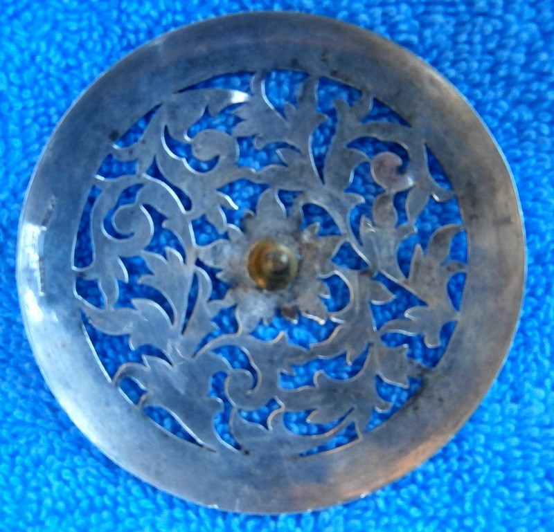 Fleming Sterling Silver Filagree 3 in. Saddle Horn Cap