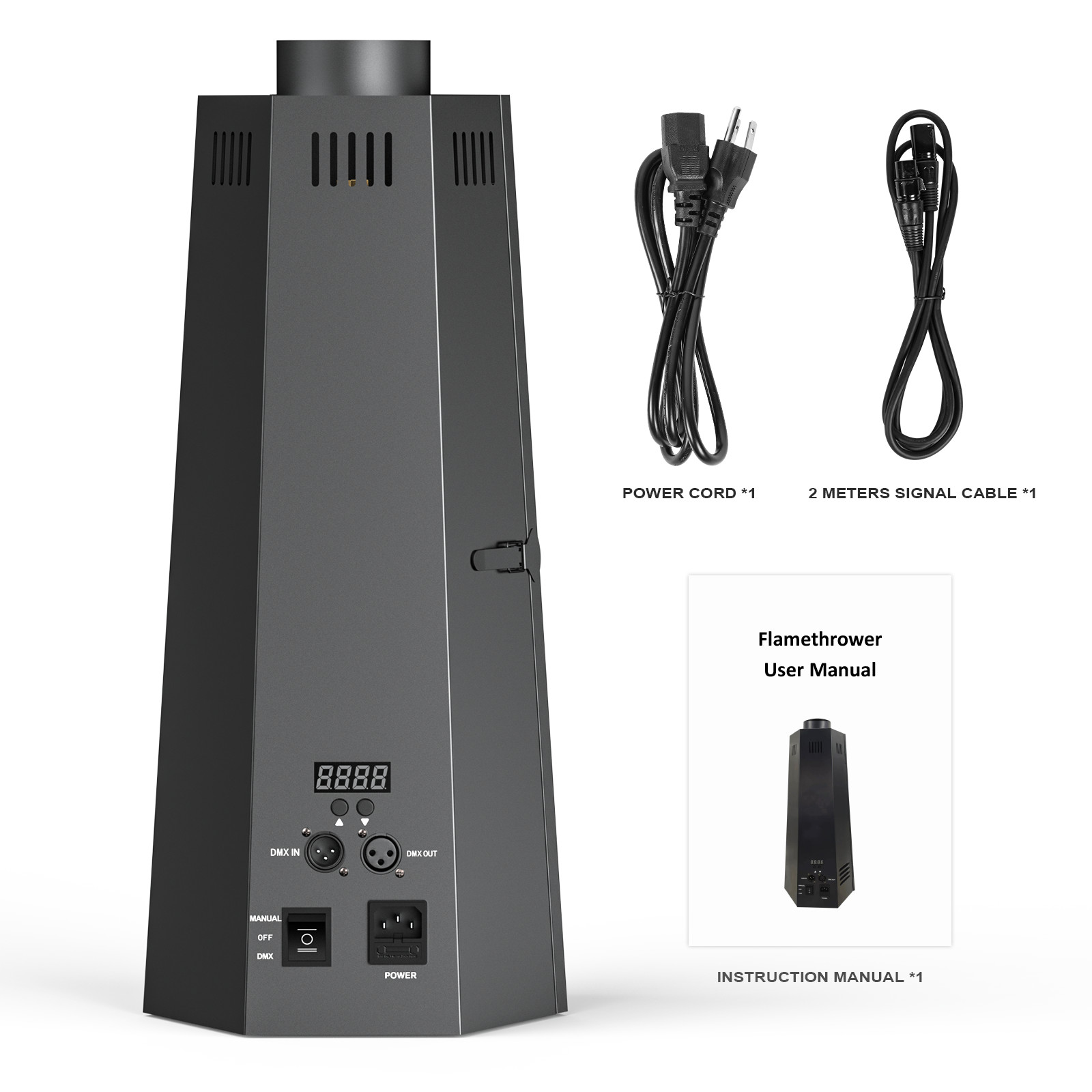 2pcs Fire Machine Stage Effect DMX Flame Thrower Flame Projector DJ Disco Party