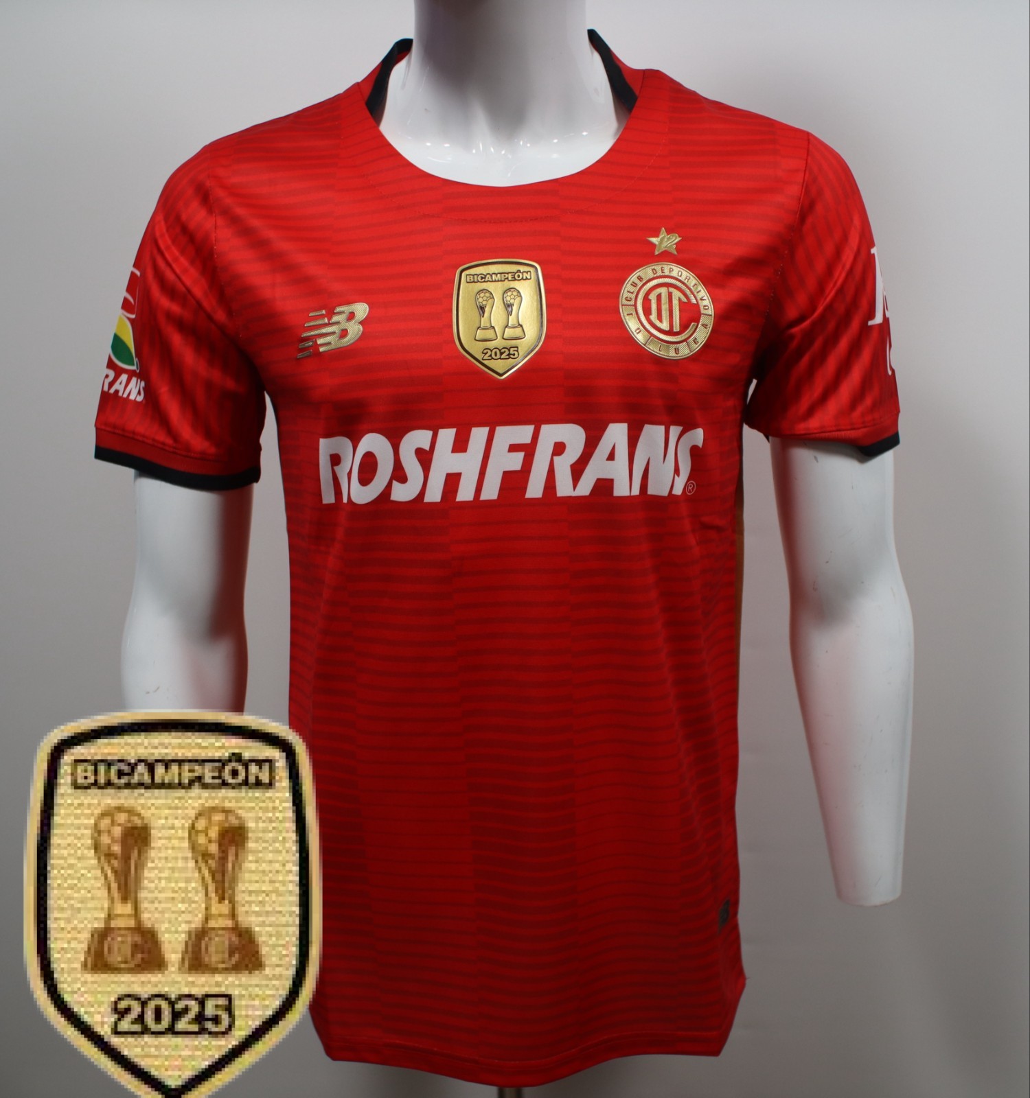 TOLUCA LOCAL  25/26 BI-CAMPEON  (TALLA REDUCIDA LEER LA DISCRIPCION)