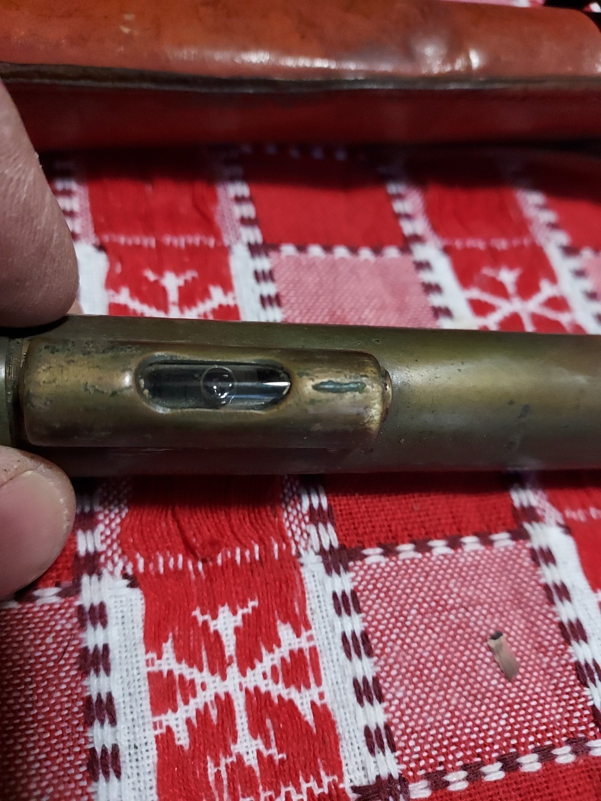 KUKER-RANKEN hand held all brass sight level,scope pat: 1741422 working Antique