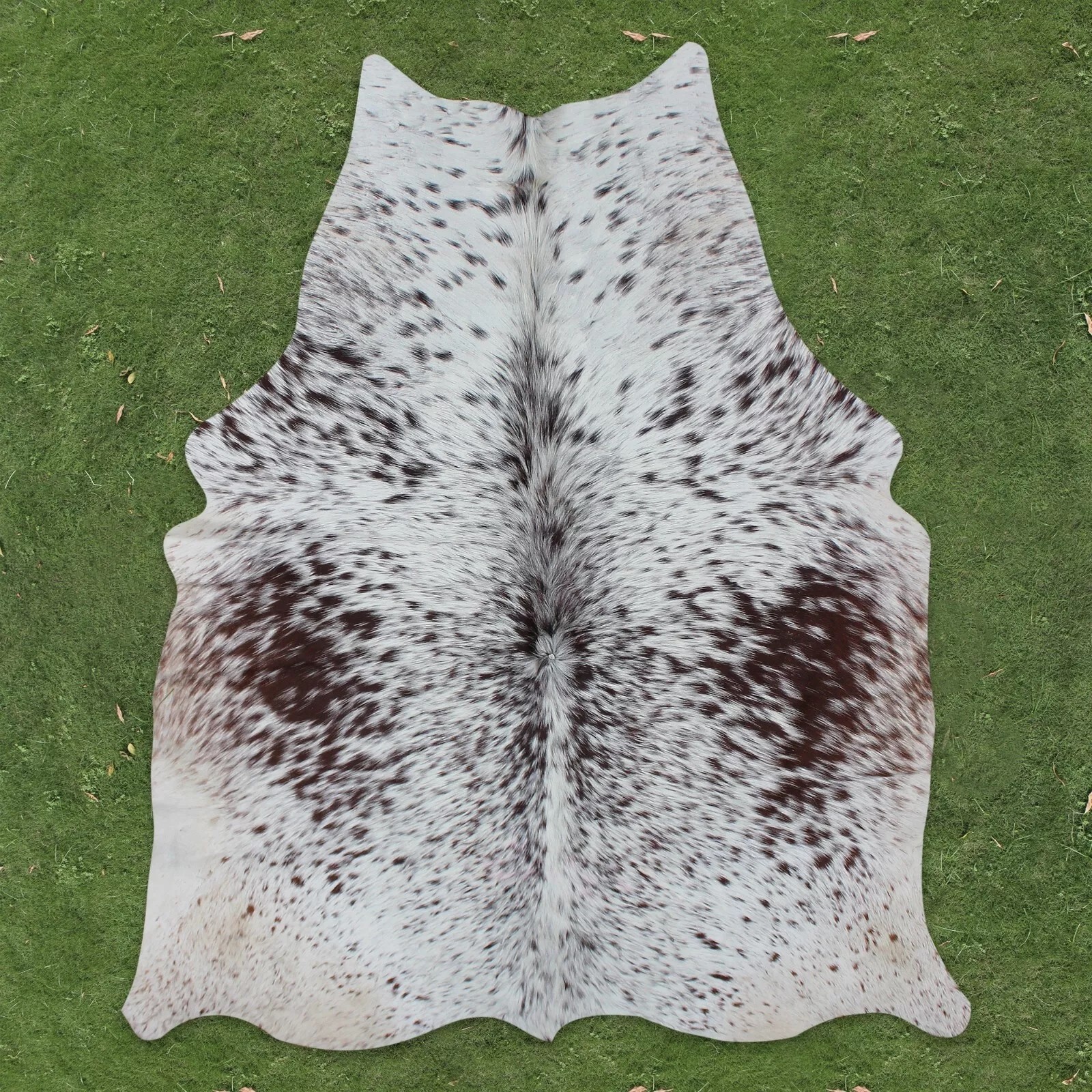 100% Real Natural Rugs Area Cow Hair On Cowhide Skin Floor Rug 65"x58" CC-1271