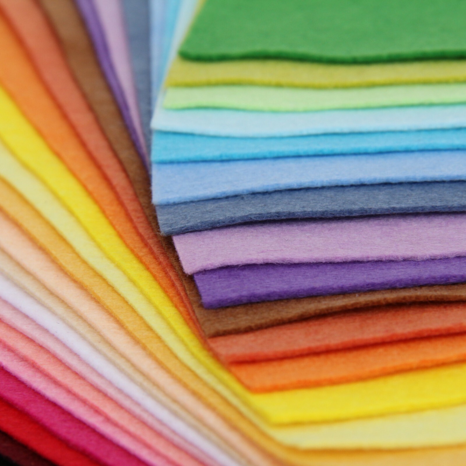 Premium Felt Individual Sheets - 12" x 12" - 30 Colors - Soft Wool-Like 1.2mm