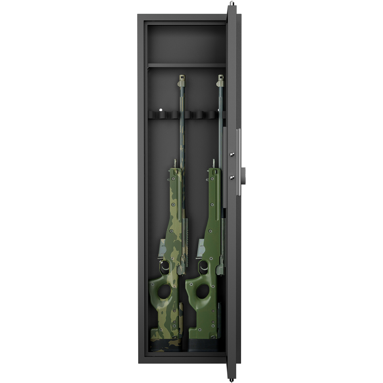 53" Passwod Touch Panel In-Wall Safe,Hidden Wall Gun Safe for Rifles, Gun
