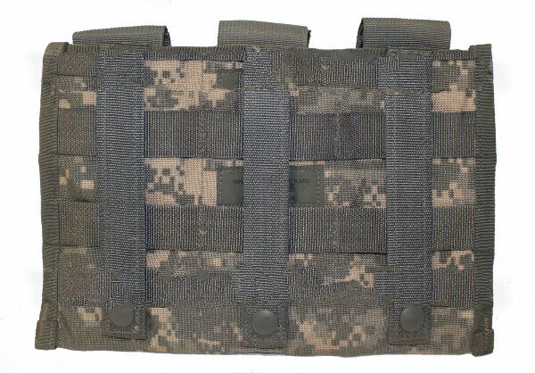 2 Pack USGI Military ACU Triple Mag Pouch Magazine 30 Round ARMY MOLLE EXCELLENT