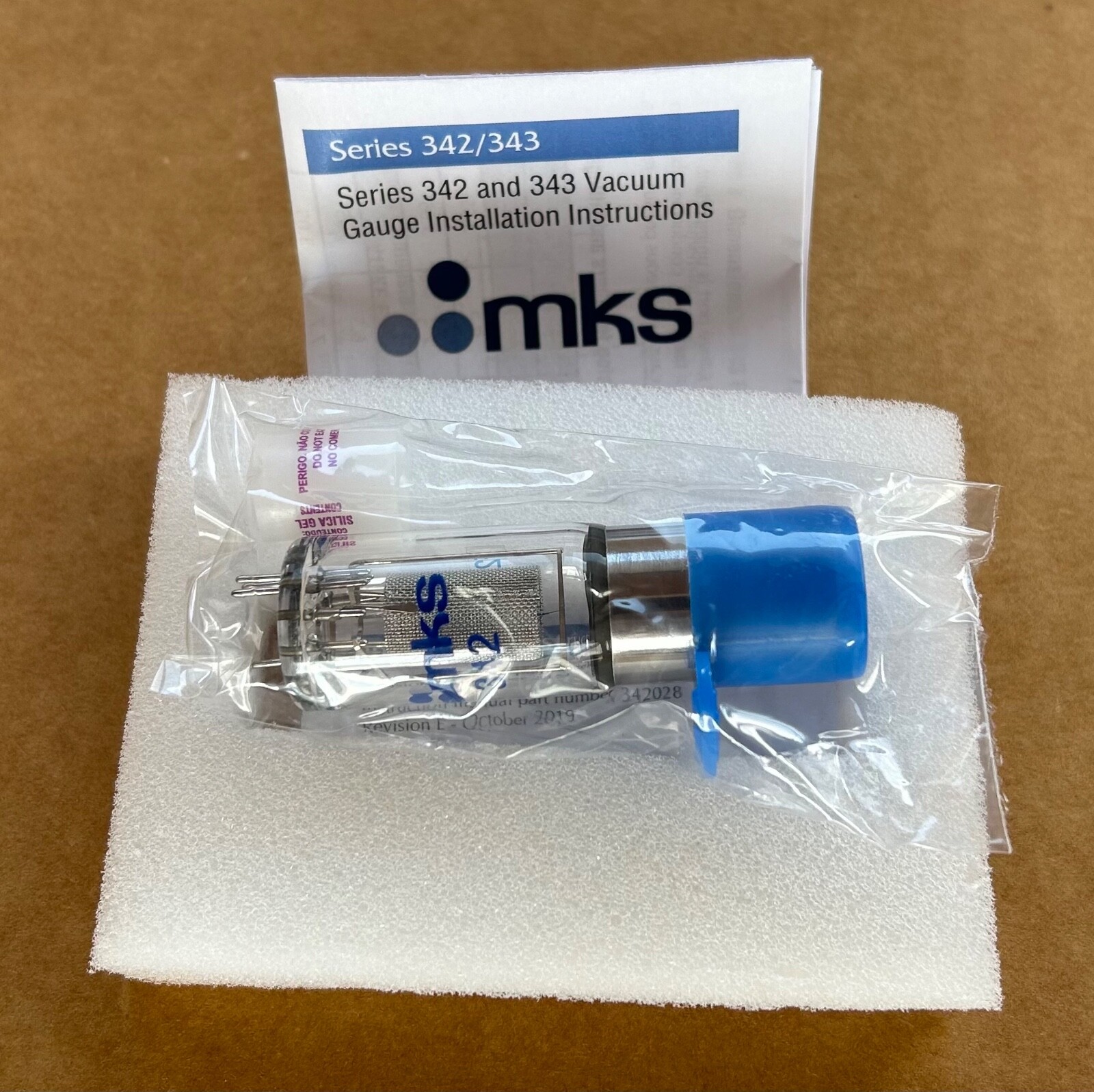 0960-0897 Mini Ion Gauge Tube for Agilent 5973 mass spectrometer. MKS 342003