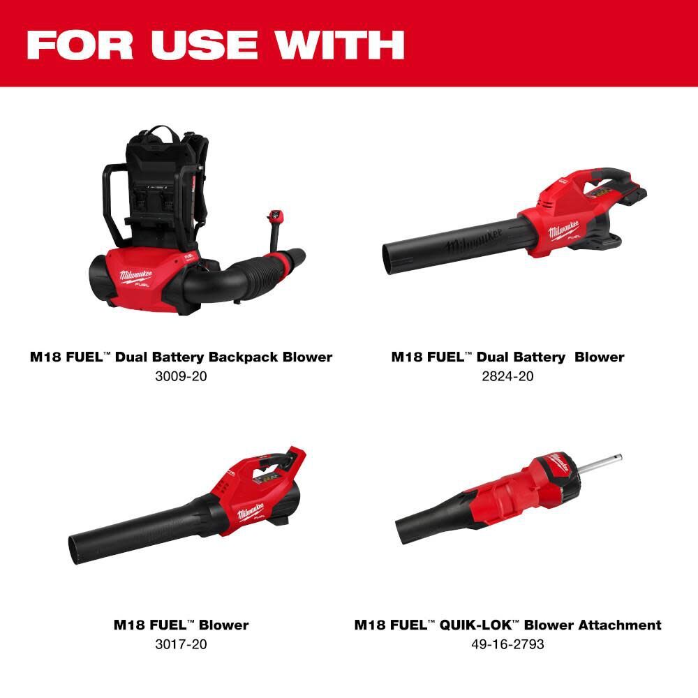 Milwaukee Blower Tapered And Flat Nozzle Attachment Kit