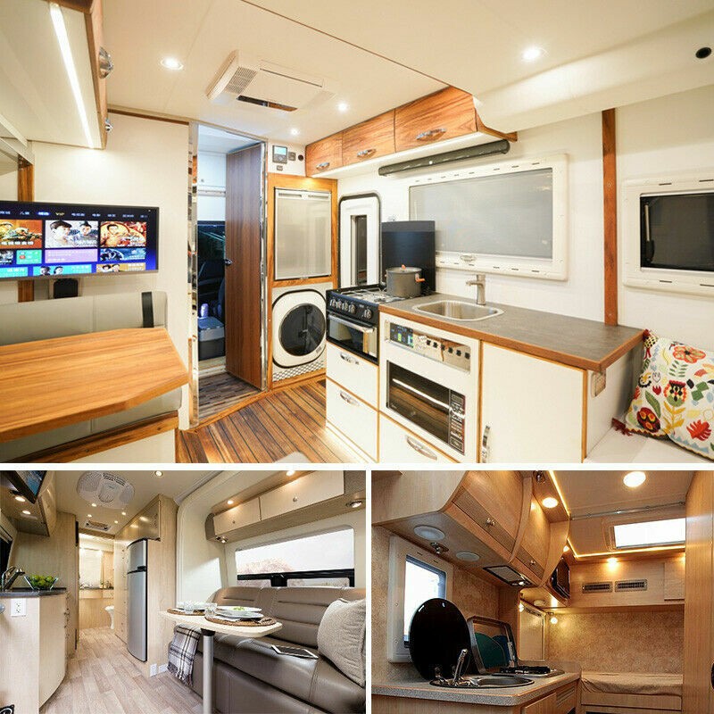 Under Cabinet Lighting LED Kit Kitchen Counter Closet Shelf Puck Light Hardwired