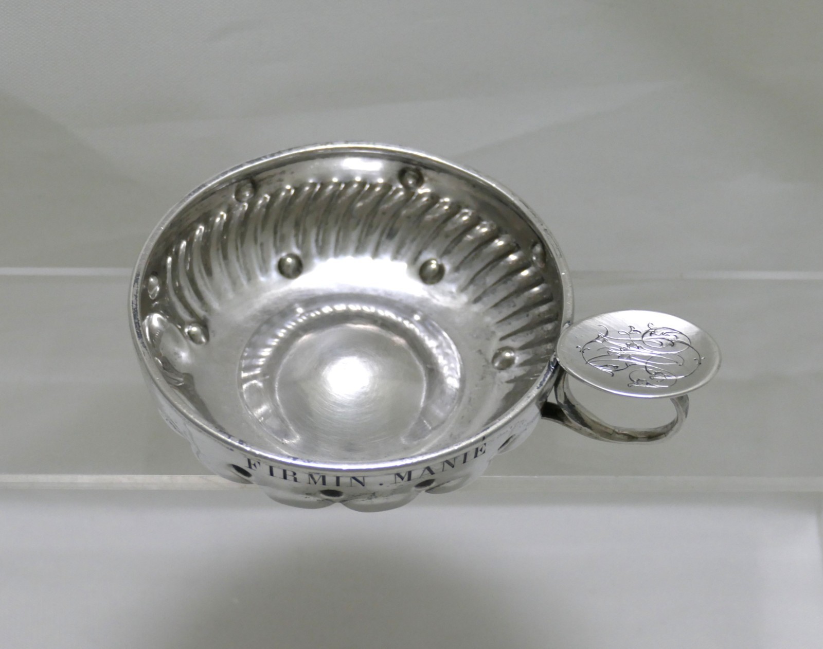 French Sterling Silver .950 Wine Taster Tastevin - Cesar Tonnelier - Paris