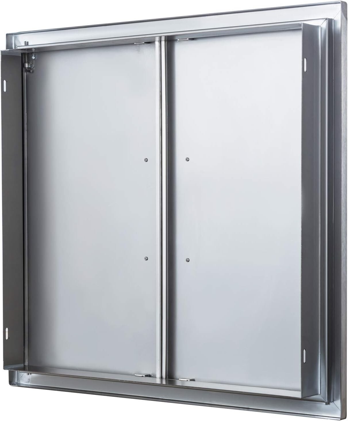 30 W x 21" H-Outdoor Kitchen Doors Stainless Steel BBQ Double Access Door
