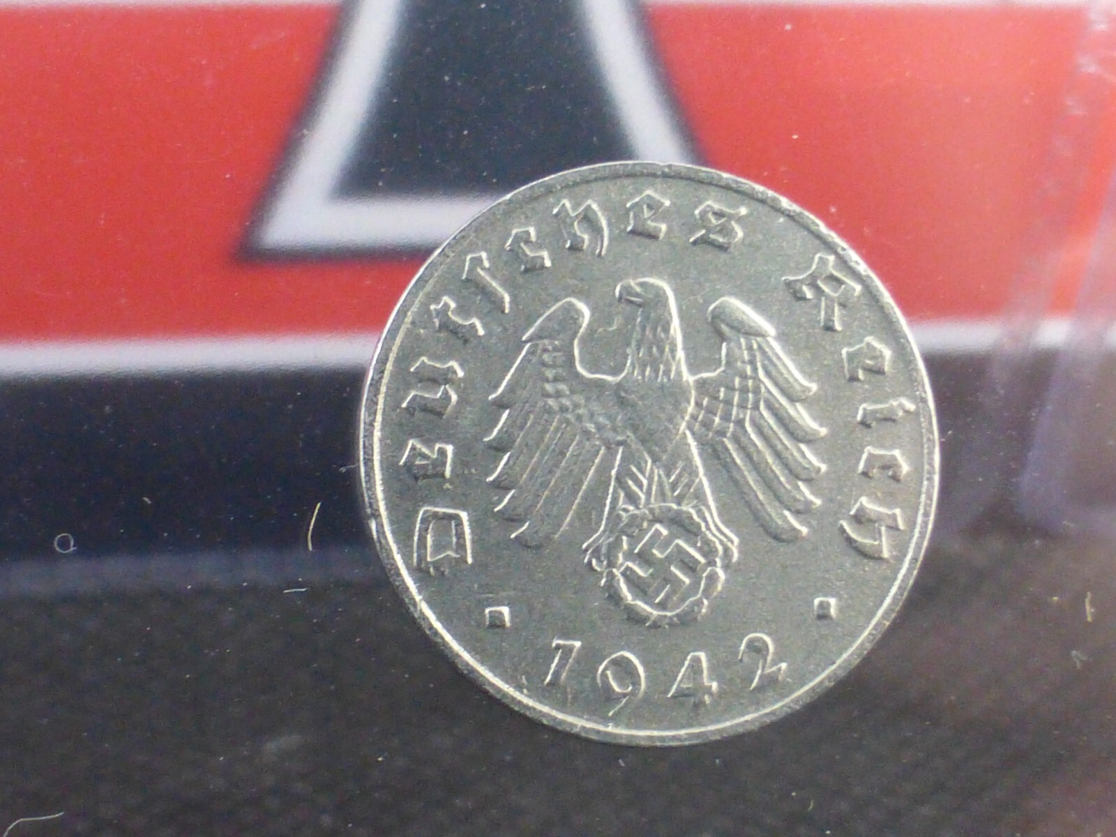 Nazi Germany WW2 Coin - 1 Reichspfennig Genuine Old Third Reich Rare Zinc Issue