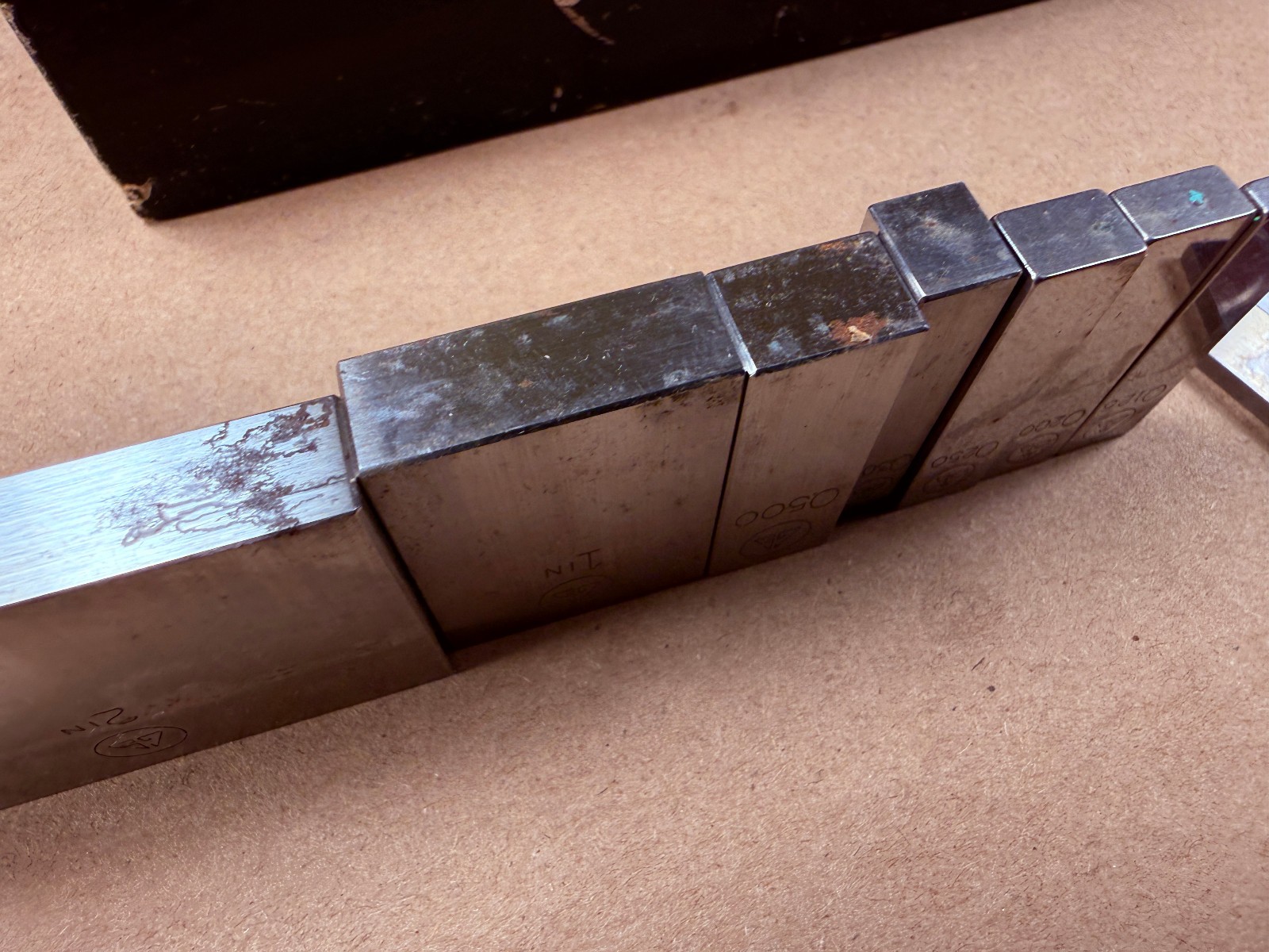 Vintage - ULTRA CHEX Gage Block Set Geo SCHERR .0625" - 2" in Case