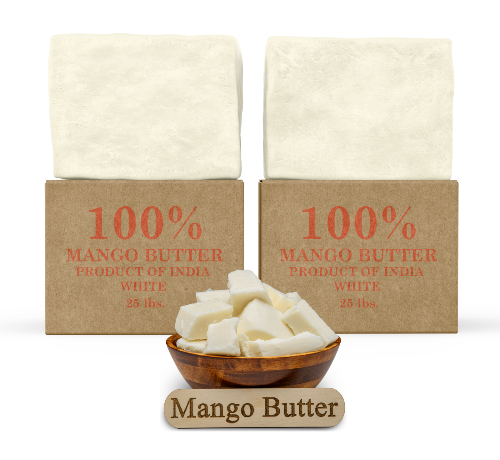 Raw Mango Butter 100% Pure Organic Natural Unrefined For Skin Body Hair Bulk