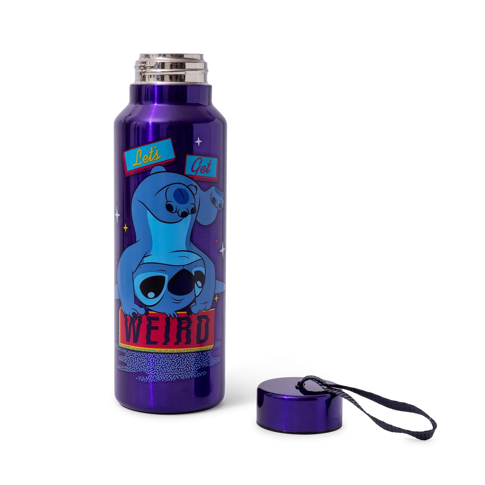 Disney Lilo & Stitch "Let's Get Weird" 27-Ounce Stainless Steel Water Bottle