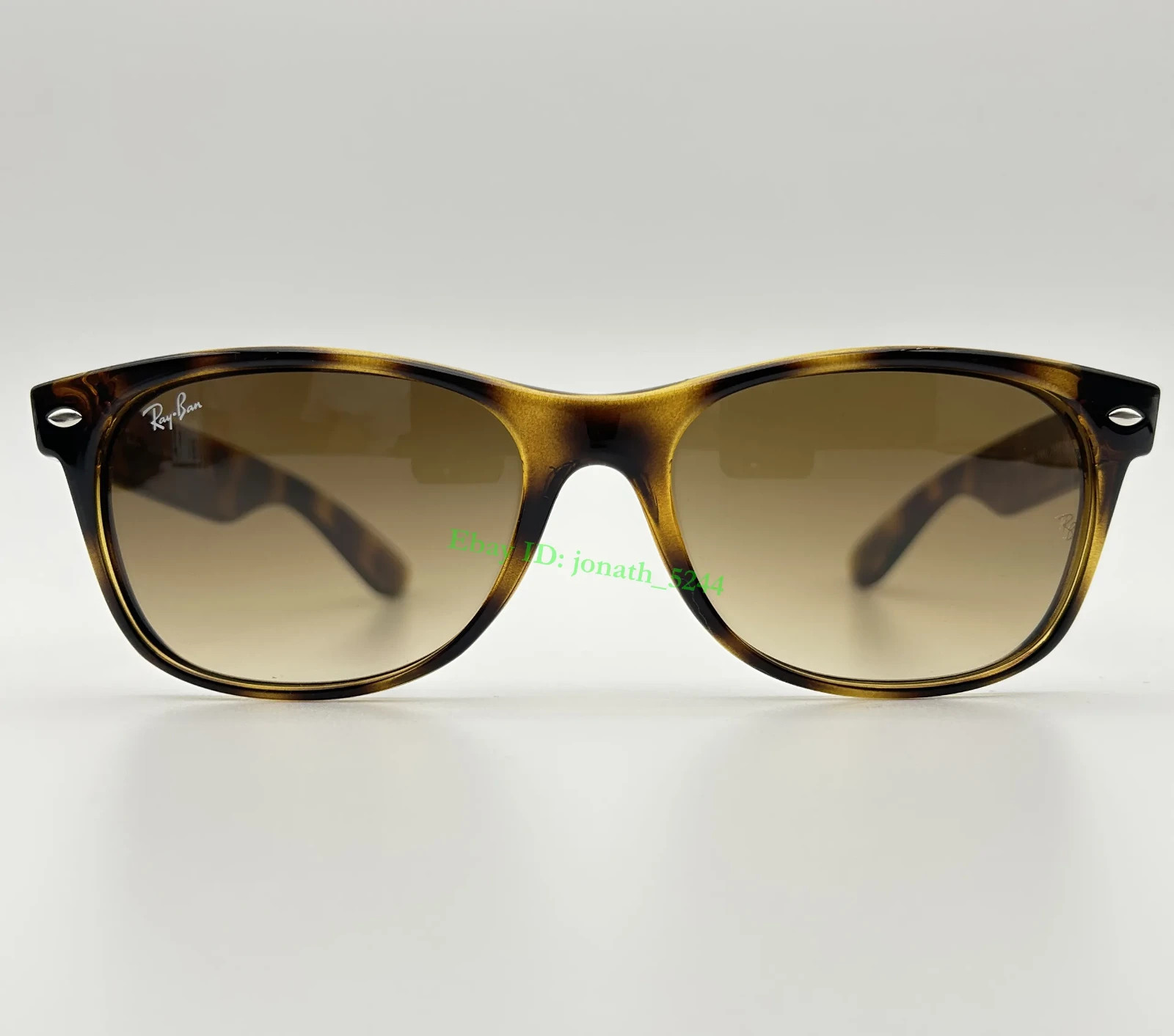 Ray-BanRB2132 NewWayfarer Sunglasses 55mm Havana Frame Light Brown Gradient Lens