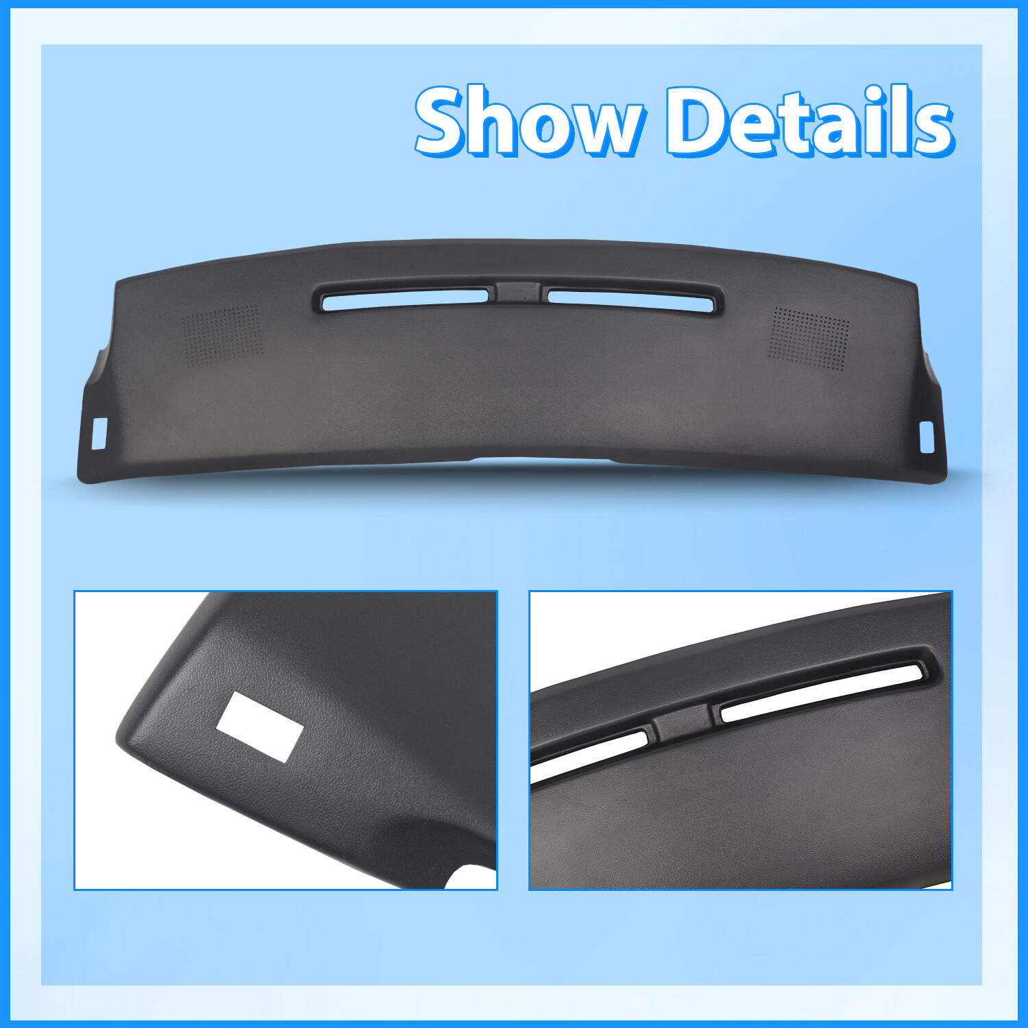 For 1984-92 Chevy Camaro Panel Dash Board Dashboard Pad Cap Bezel Cover Overlay