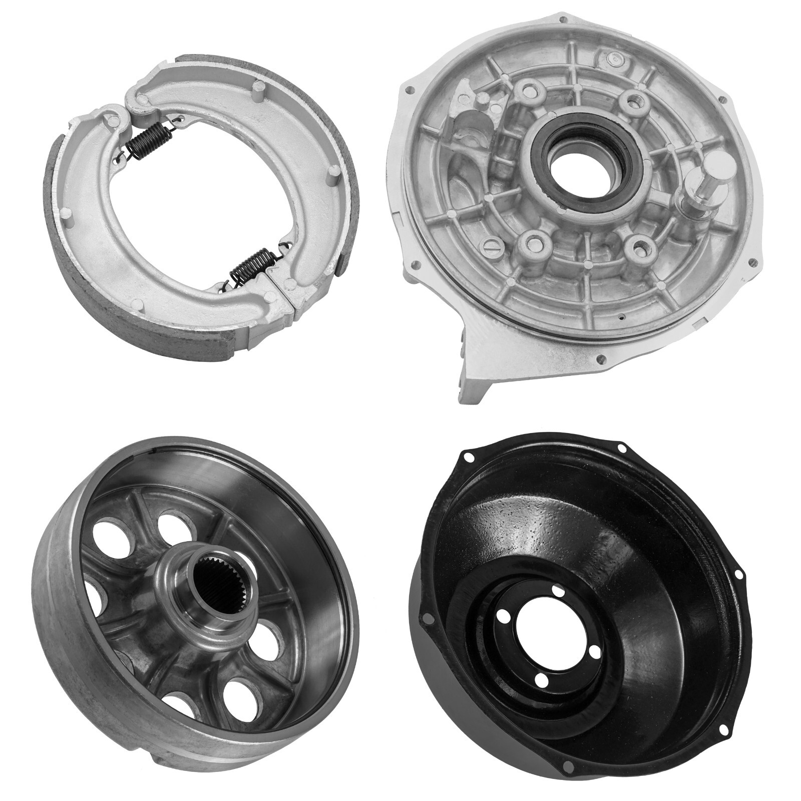 Rear Brake Panel & Drum For Fourtrax 300 TRX300 TRX300FW 1988-2000 43100-HC4-010