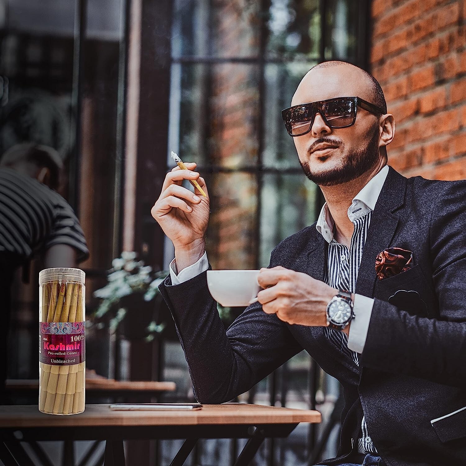 Pre Rolled Cones 200 Count 1 1/4 Size Organic Rolling Paper Cones by Kashmir