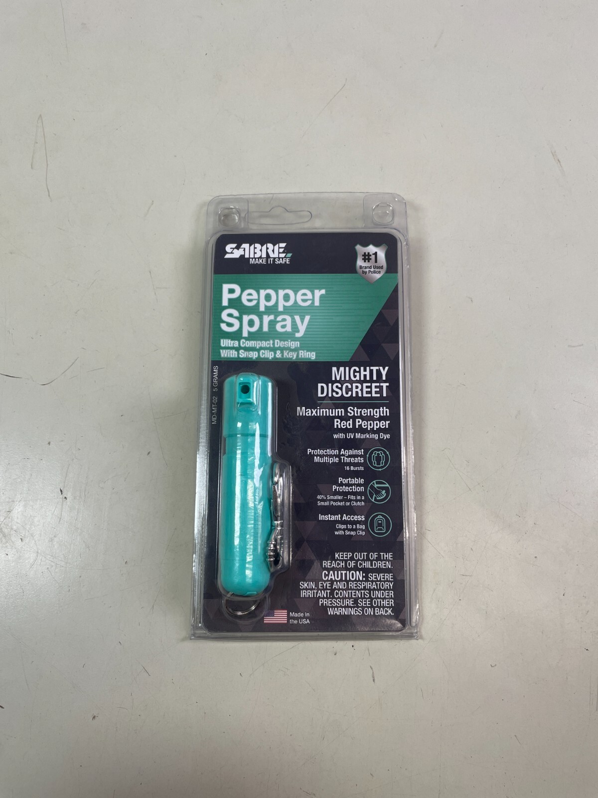 Sabre Mighty Discreet Mini Personal/Self Protection Pepper Spray MD-MT-02