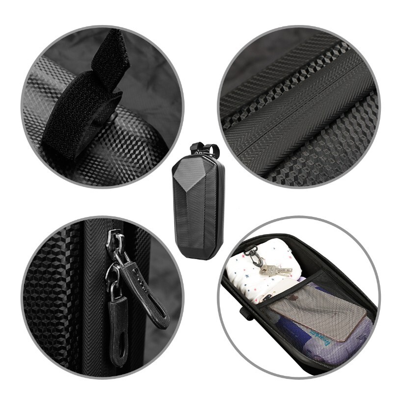 Black Bike Balance Car Hanging Bag Electric Scooter Waterproof Bag Front Bag