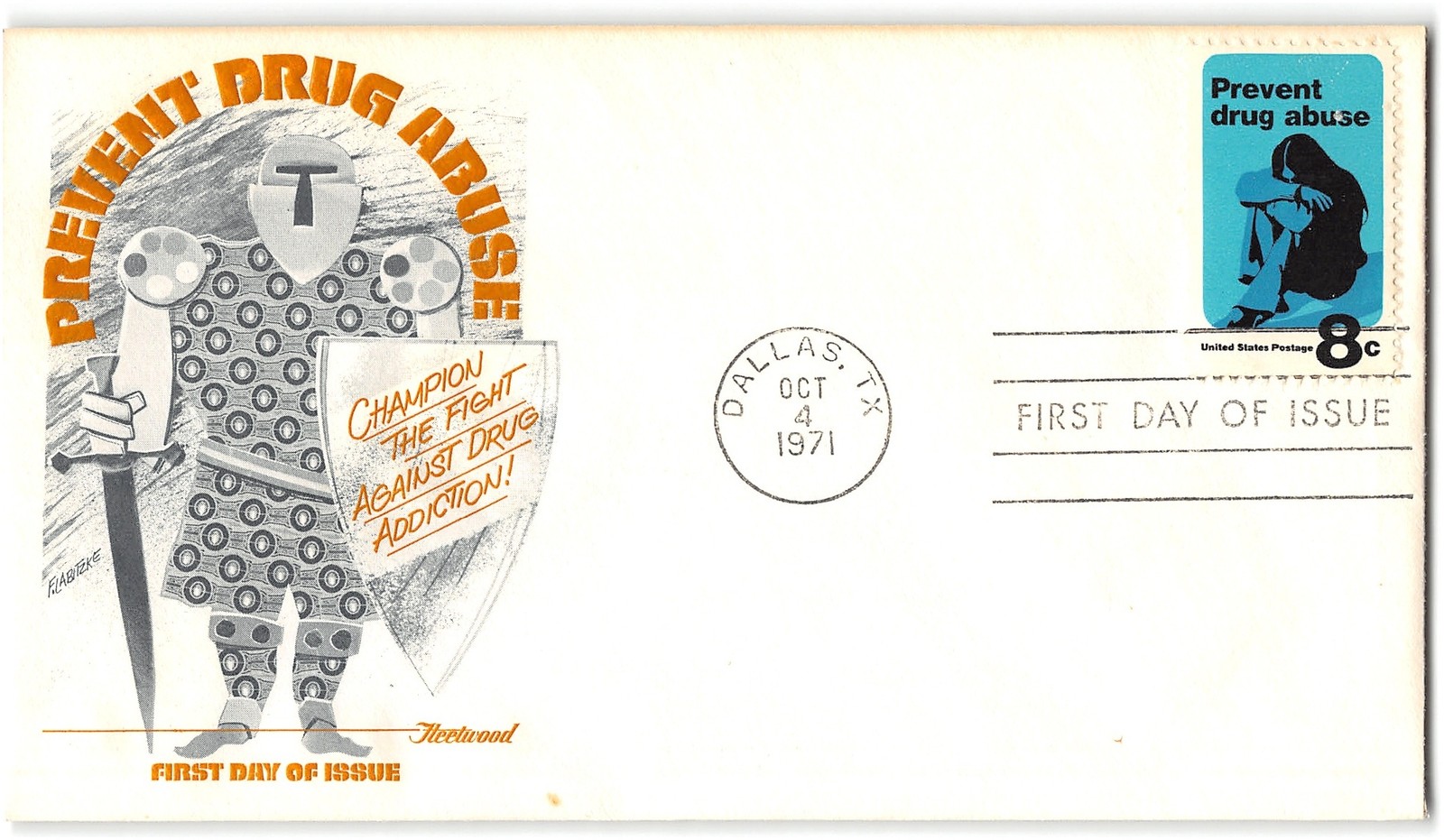 US #1438 FDC, 1971, Fleetwood