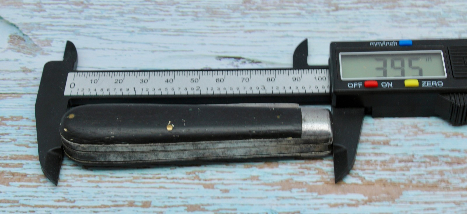 1854-1930 Holley MFG Co. Lakeville Con. Ebony Jack Knife