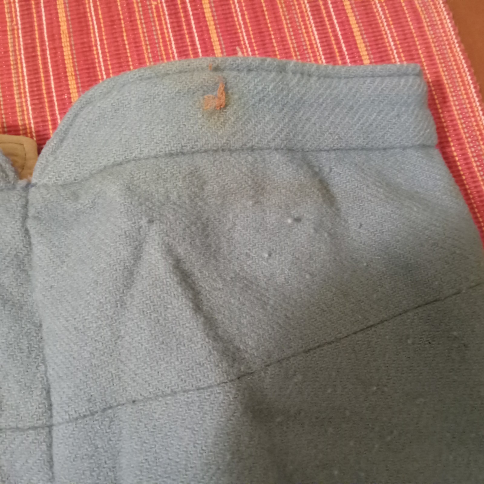 Vintage Civil War Reenactment Union Infantry Wool Trousers Used