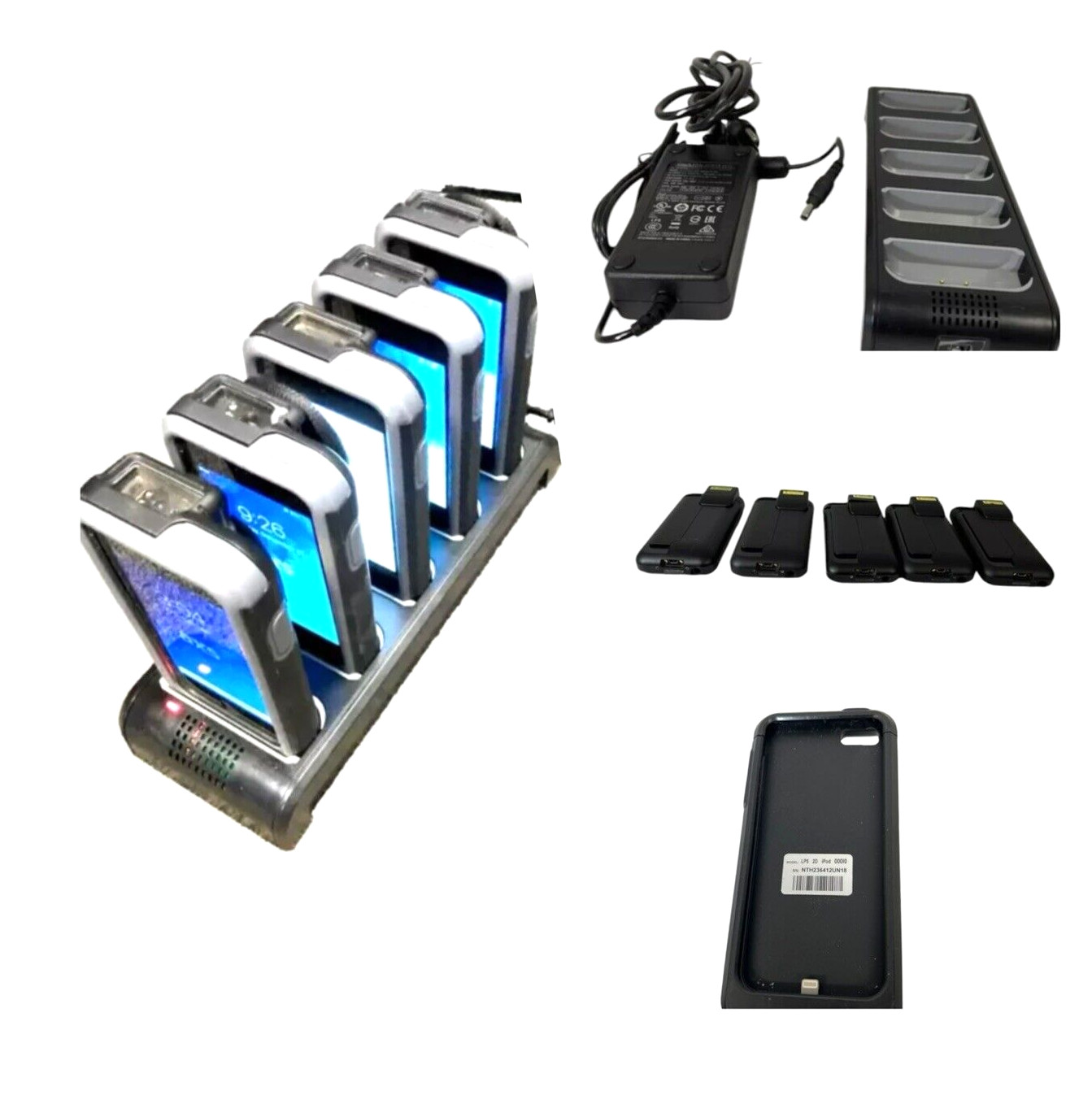 Linea Pro PSLP5-LP5PC 5 Bay Charger W/ 5 iPod Touch 5th/ 6th/ 7t