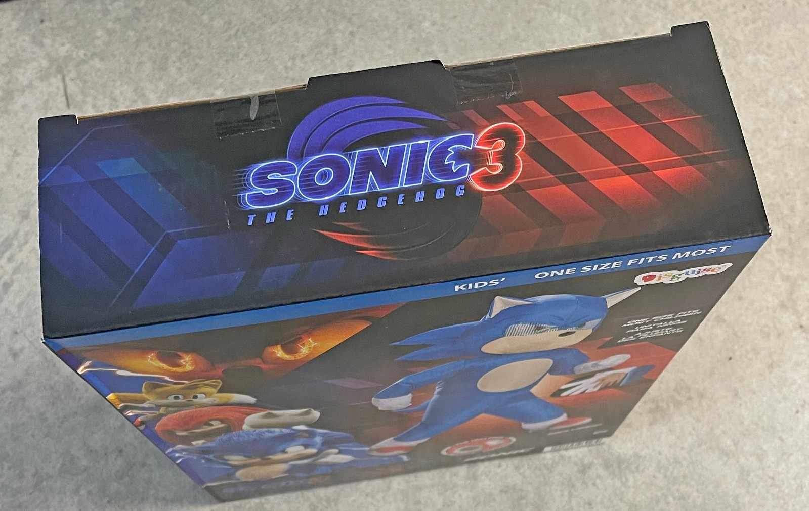 Sonic The Hedgehog 3 Unisex Child Youth Inflatable Halloween Costume One Size