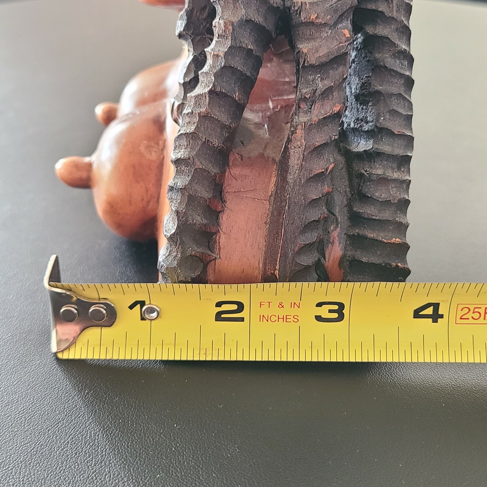 Solid Wood Hand Carved Wood Female Bust Statue Extremely Detailed