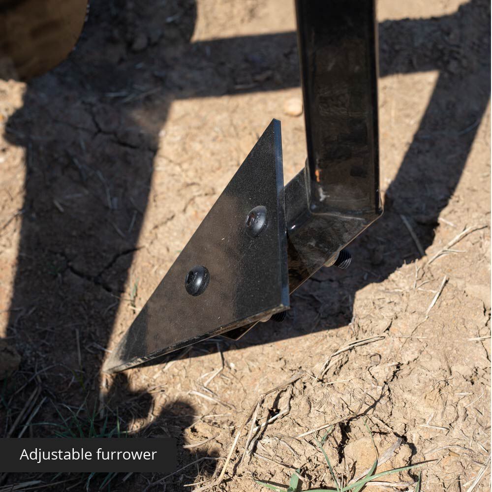 Titan Attachments Orange 60" Adjustable Disc Bedder, Category 1, 3 Point QH1