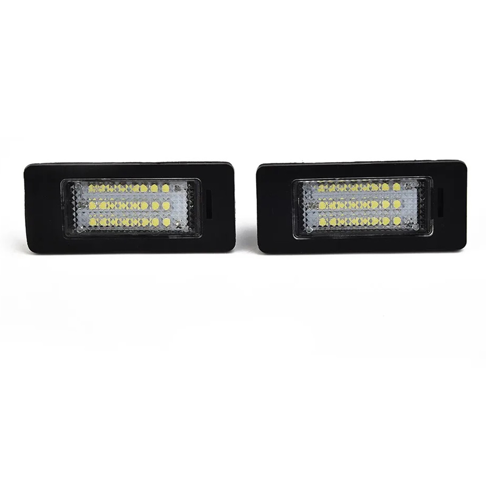 2x LED License Plate Light Tag Lamp Assembly White Canbus For BMW X1 X3 X4 X5 X6