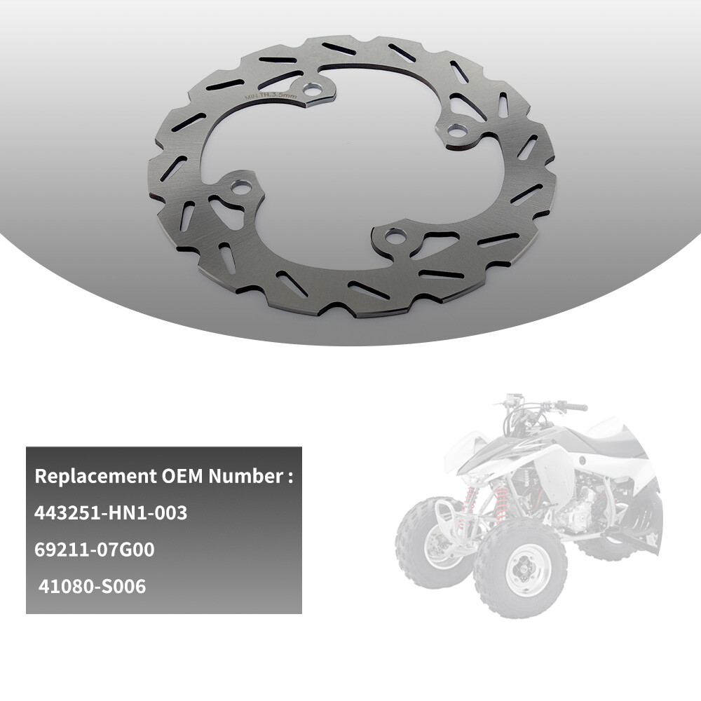 Rear Brake Disc Rotor for Honda TRX400EX Sportrax 400 TRX400X 99+ 43251-HN1-003