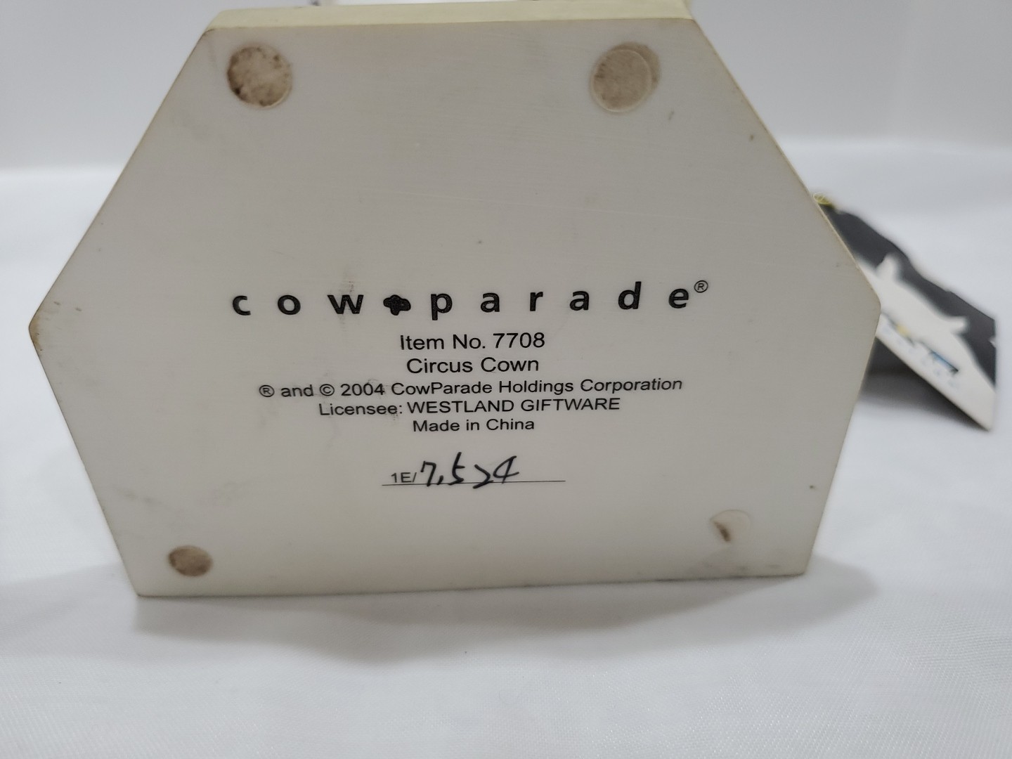 Cow Parade 7708 Circus Cown Figurine 2004 by Westland Giftware