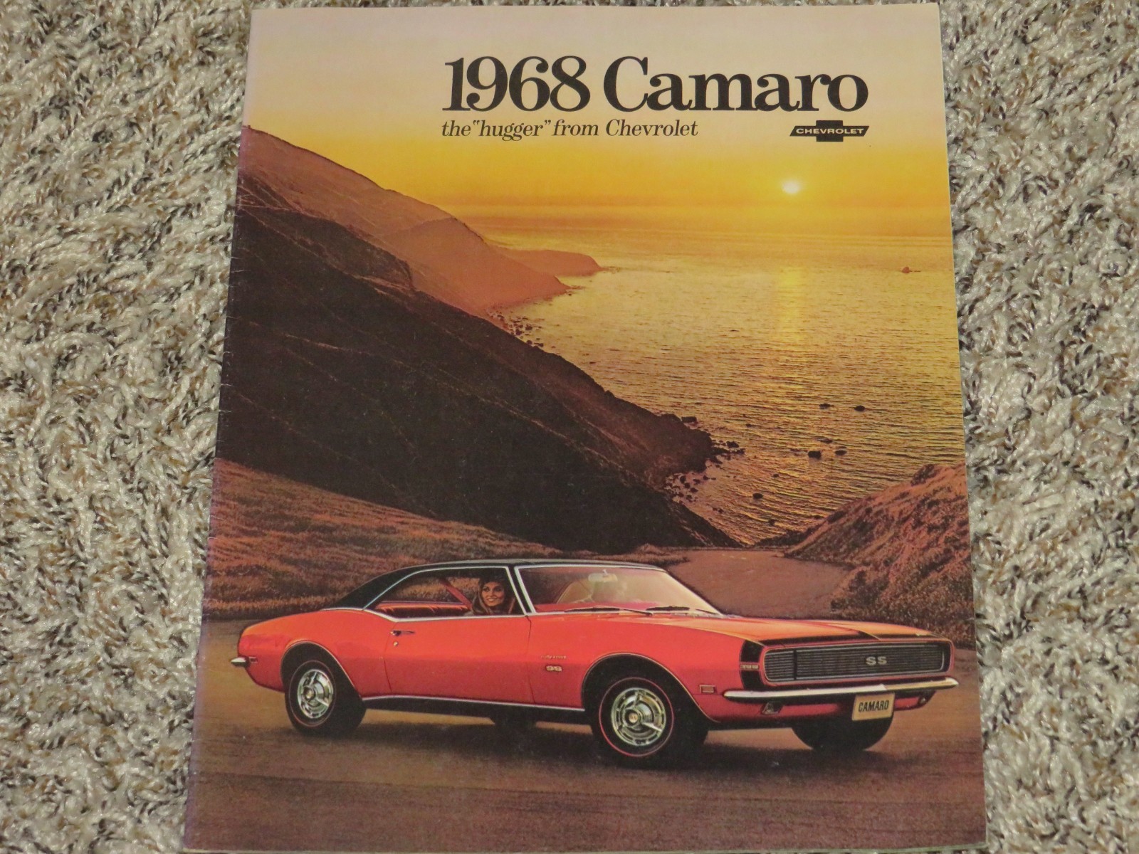 1968 Chevrolet Camaro RS, SS, Dealer Sales-Showroom Autoshow Brochure