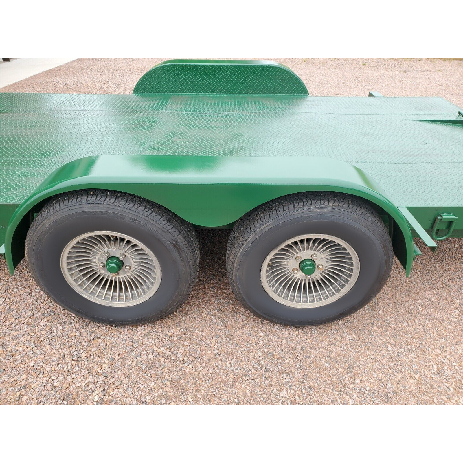 2PC Tandem Trailer Fender Double Axle For 13"-15" Teardrop Enclosed Trailers
