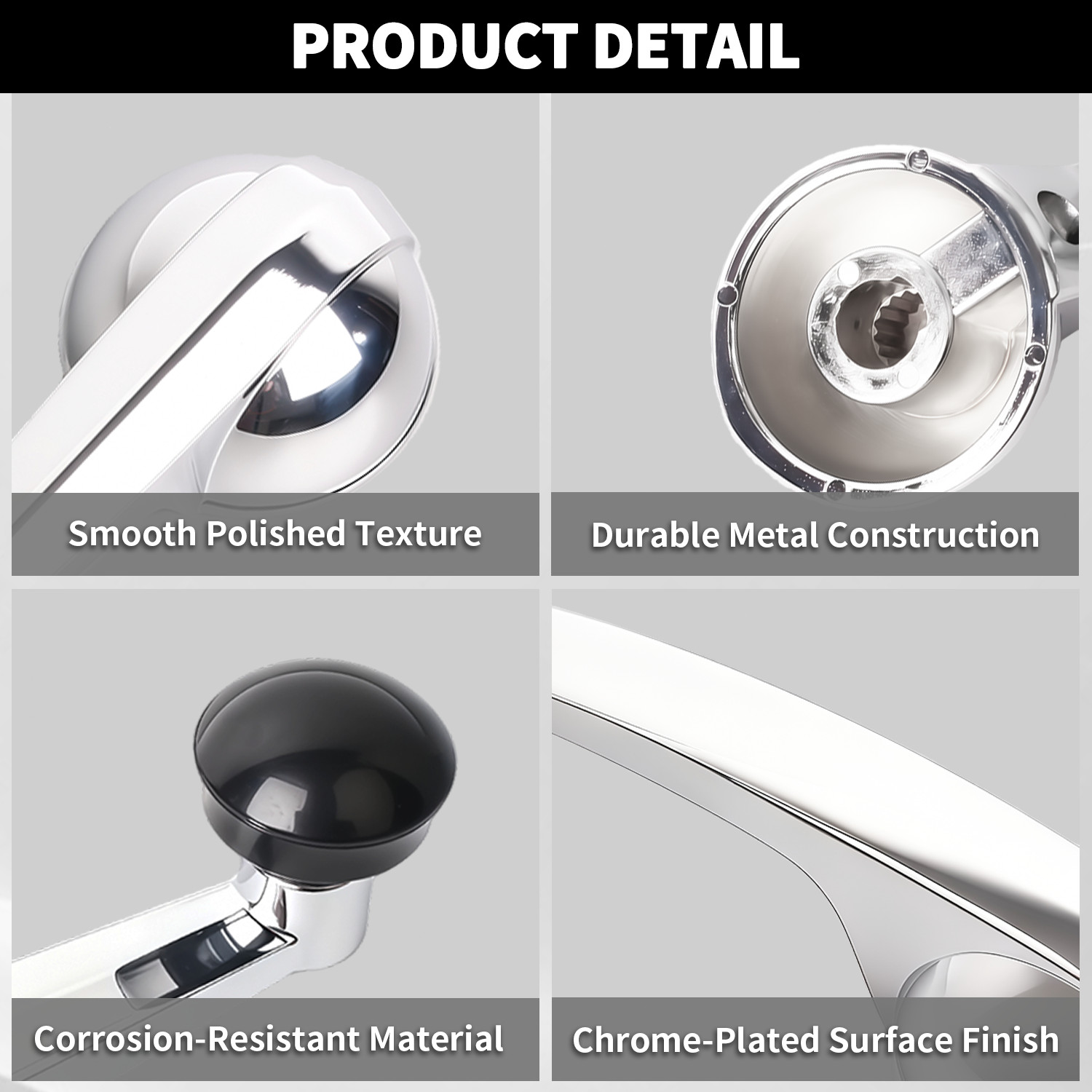 Inside Door Handle Window Crank Handle Chevy GMC Truck 1947-1966 C476601 C476602