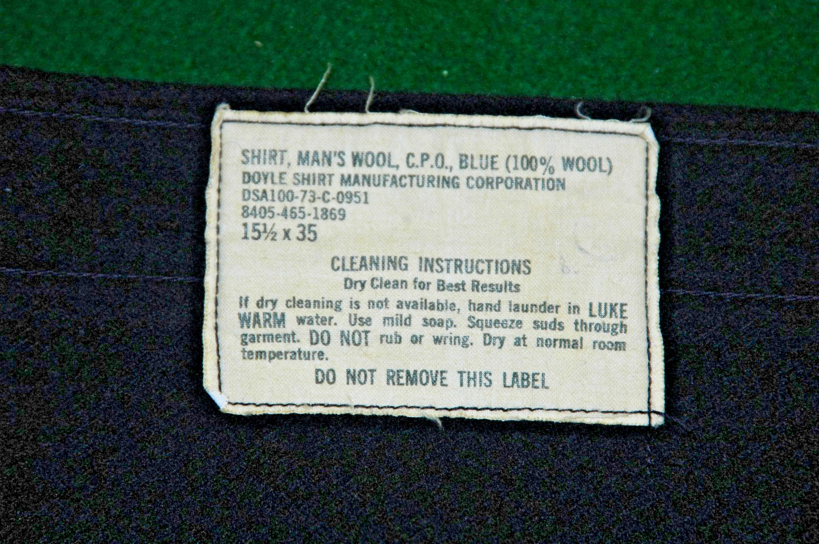 Vintage ReEnactors Indian Wars Cavalry Majors Bib-Shirt