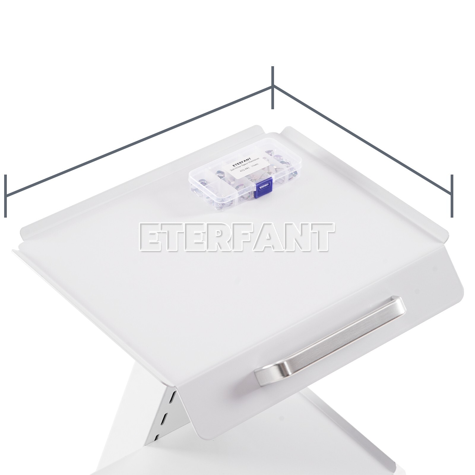 Dental Trolley Mobile Medical Tool Cart Lab Stand 4 Casters Three Layer Serving