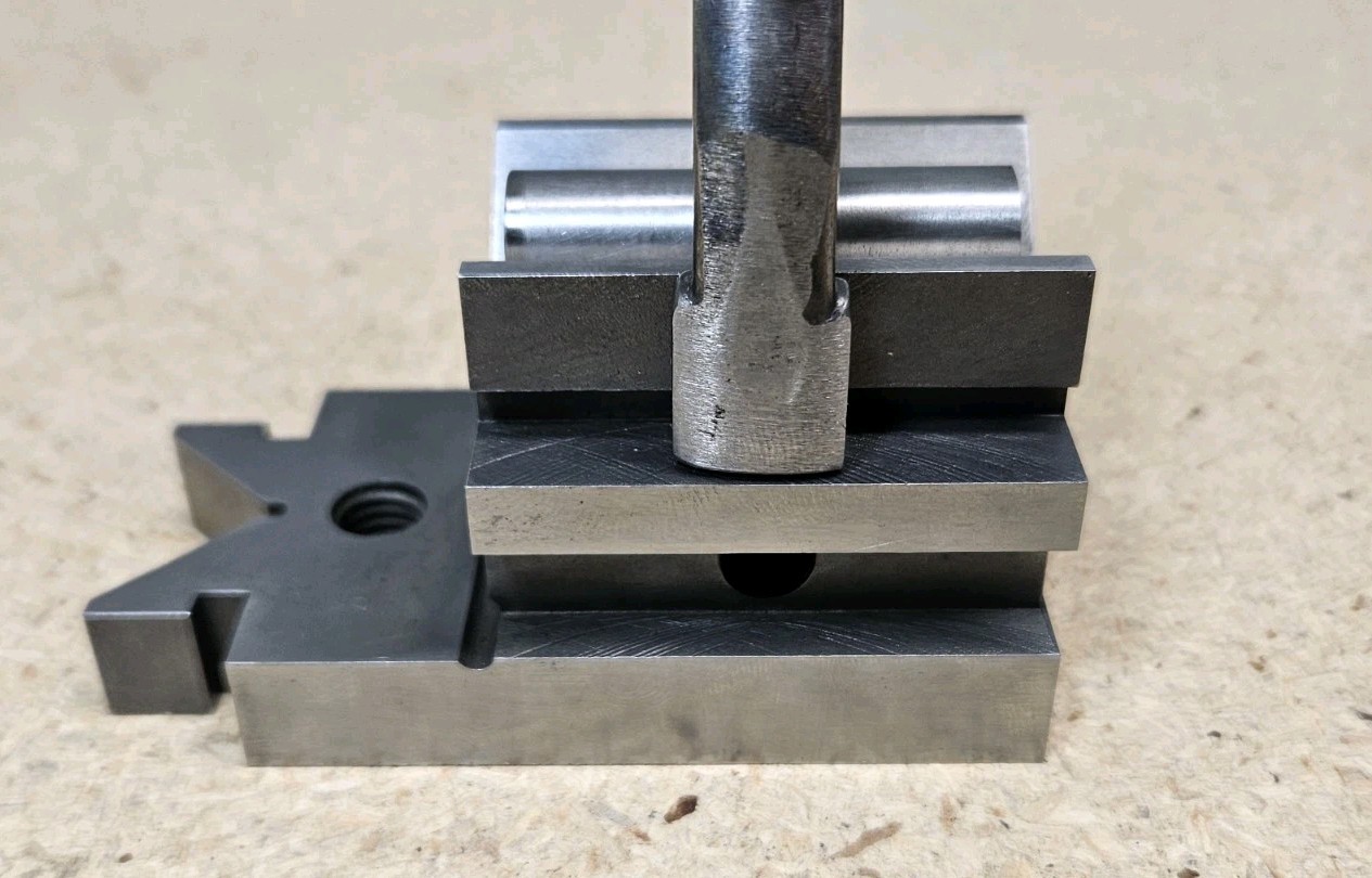 Starrett No. 567 Hardened V-Block with clamp - Made in the U.S.A.