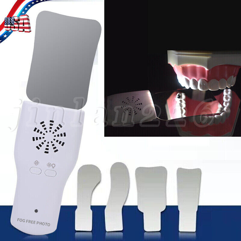 Espejo Oclusal Dental Sin Niebla LED Intra Oral Foto Sistema Espejo Reflector