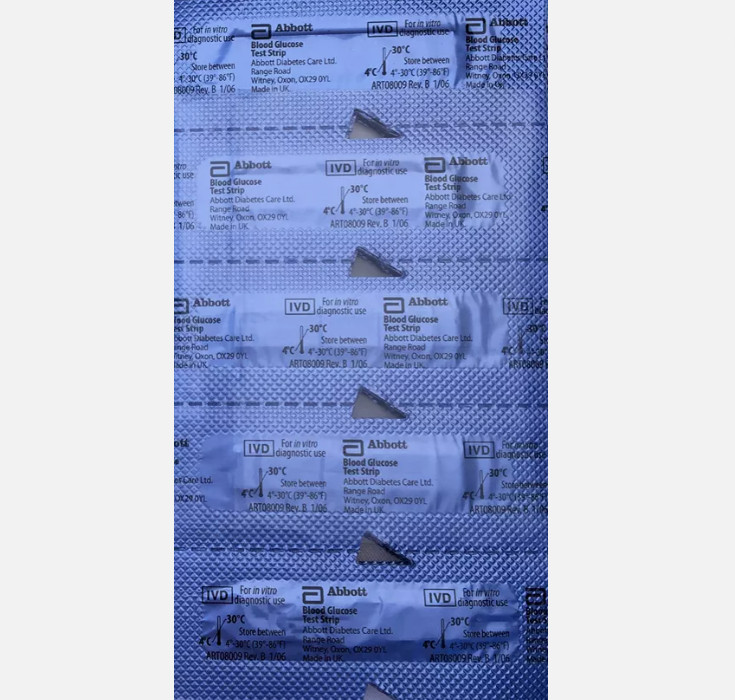 100 Blood Glucose Test Strips Precision Xtra Compatible/exp OCT '25 (ANNEECAKES)