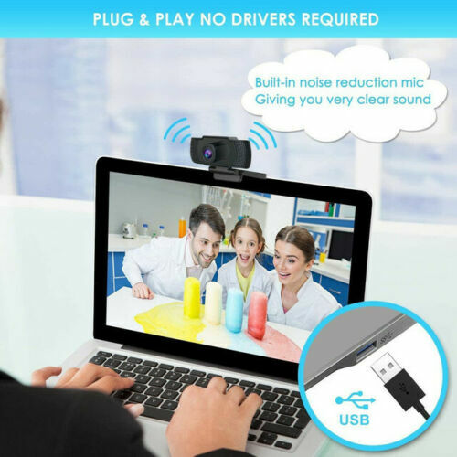 Gesma Full HD 1080P webcam with built-in microphone 30FPS For PC Laptop Desktop