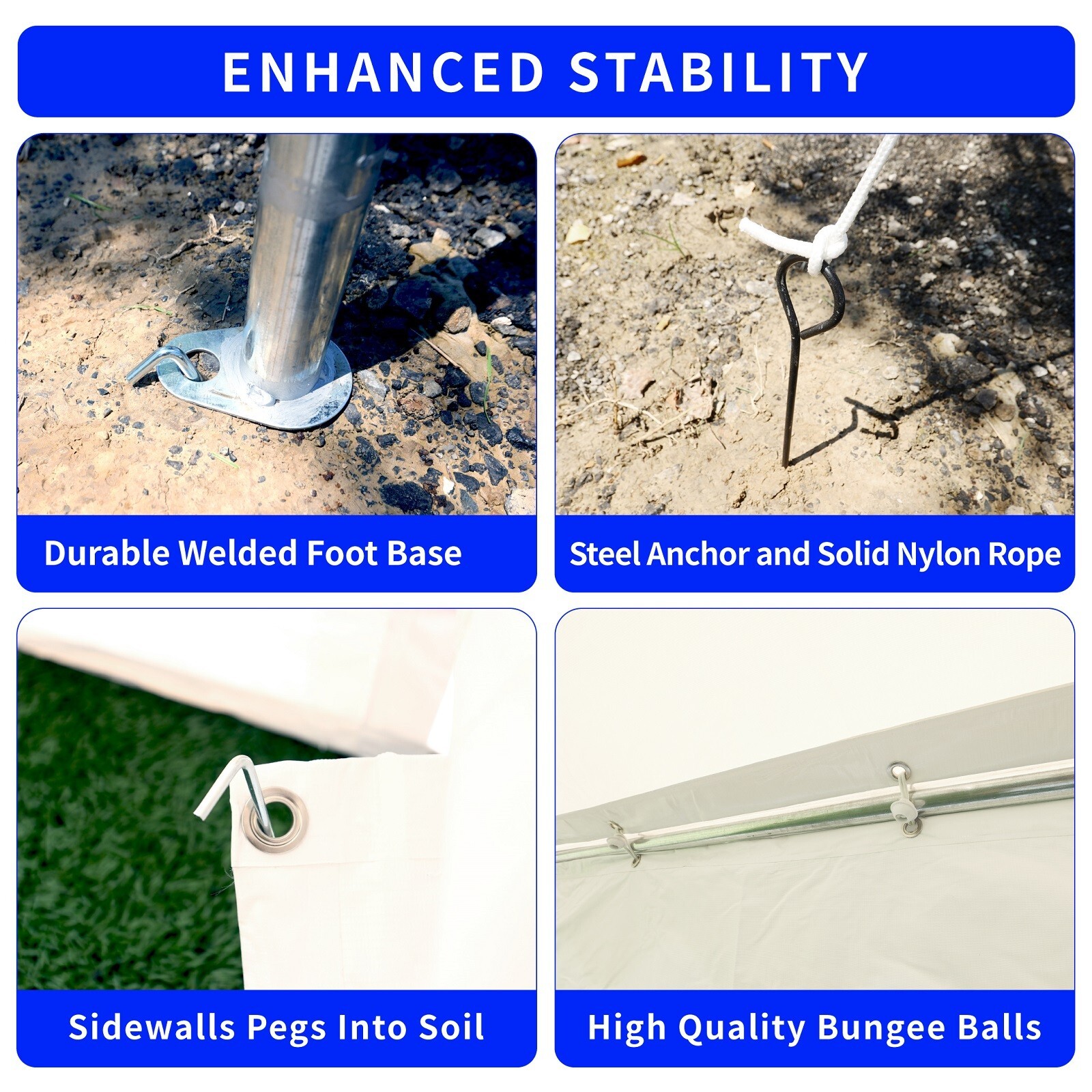 20x30, 20x40 Heavy Duty Party Event Tent Commercial Wedding Canopy w/ Sidewalls