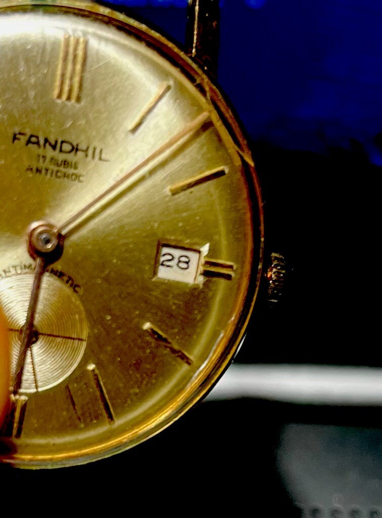 Vintage Watch Gold Switzerland Collectable Early 60s