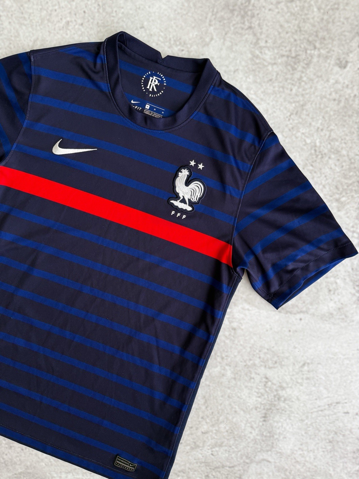 France 2020 2022 Football Soccer Jersey Nike CD0700-498 sz M Men