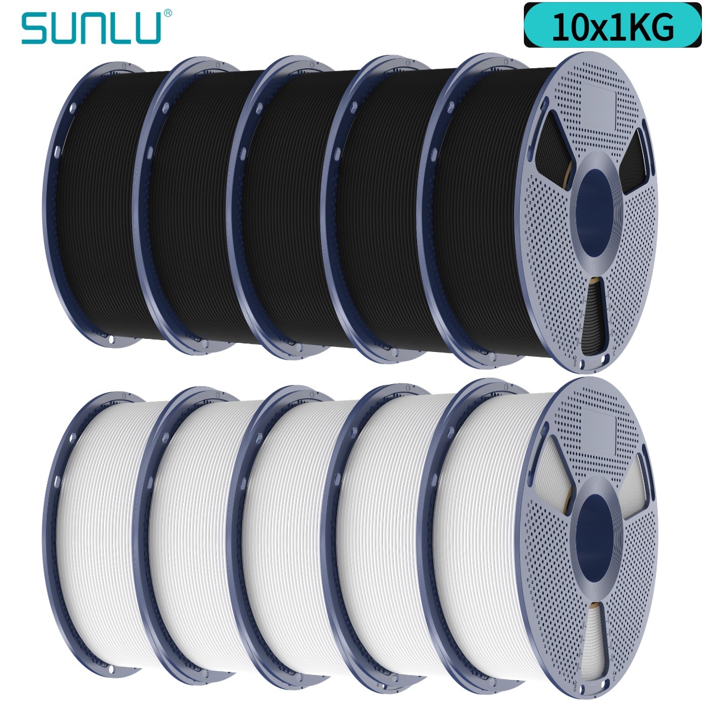 5/10KG SUNLU High Speed Matte PETG 3D Filament 1.75mm 30mm/s-600mm/s Print Range