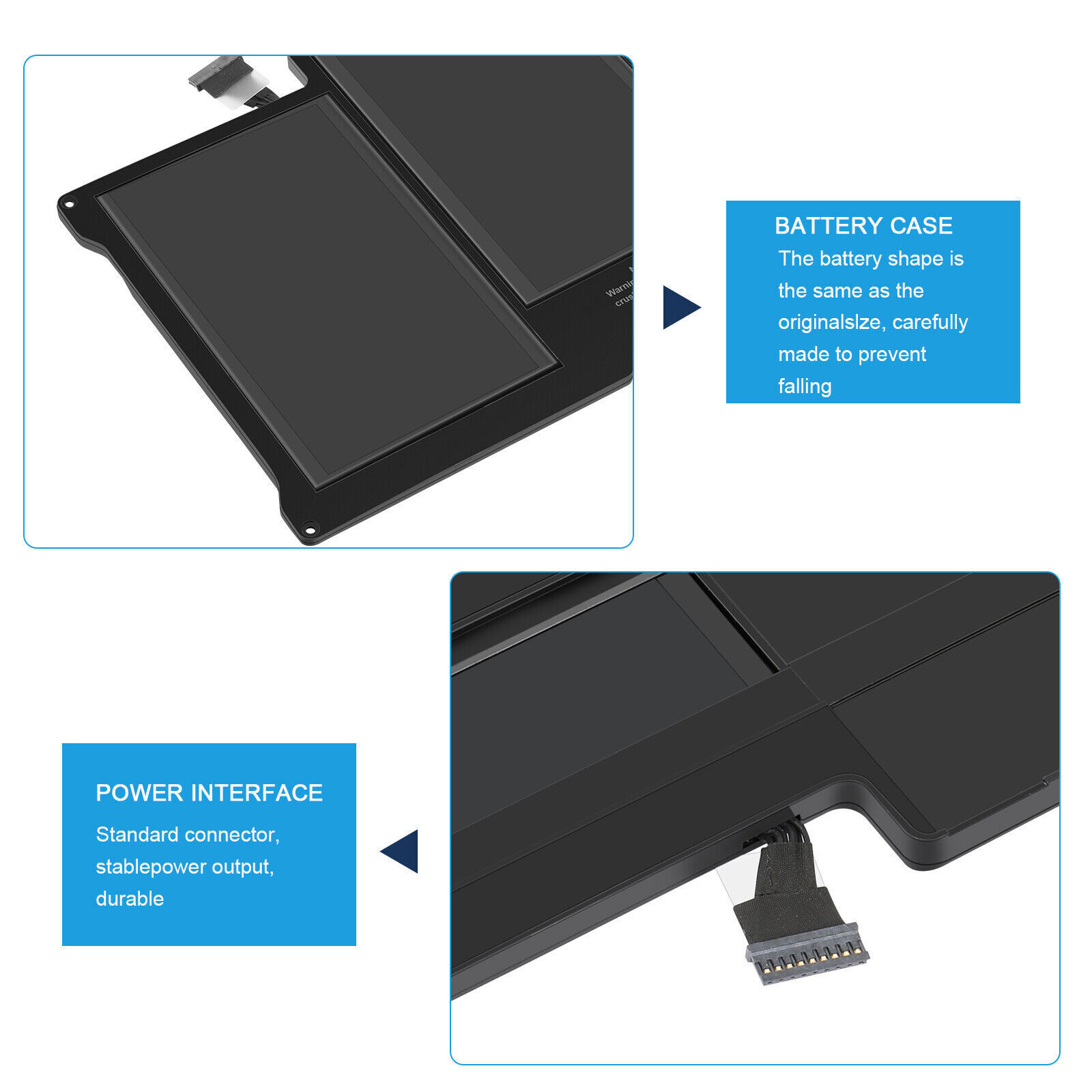 Battery A1466 for MacBook Air 13'' A1369 A1496 A1405 A1377 2013 2014 2015 2017