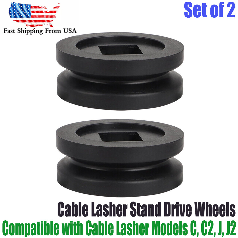 Cable Lasher Strand Drive Wheel J & C Fit Cable Lasher C, C2, J & J2 (Set of 2)